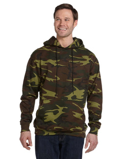 Code V Camouflage Hooded Sweatshirt 3969 | Green Woodland - Front