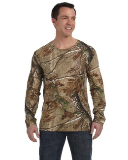 Code V Realtree Camouflage Long Sleeve T-Shirt 3981 | Realtree Ap - Front