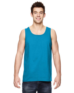 Fruit of the Loom 100% Heavy Cotton HD Tank 39TKR | Pacific Blue - Front
