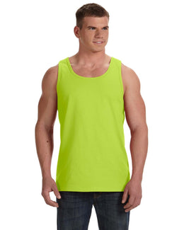 Fruit of the Loom 100% Heavy Cotton HD Tank 39TKR | Safety Green - Front