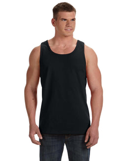 Fruit of the Loom 100% Heavy Cotton HD Tank 39TKR | Black - Front
