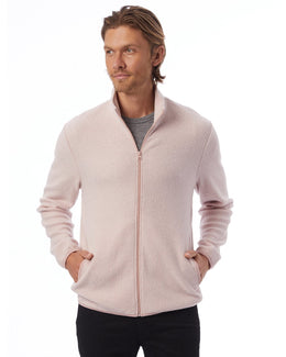 Alternative Adult Full Zip Fleece Jacket 43262RT | Eco Tr Rose Qrtz - Front
