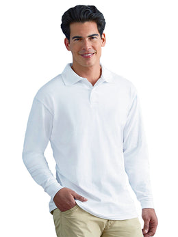 Jerzees 50/50 Long Sleeve Jersey Knit Polo Shirt