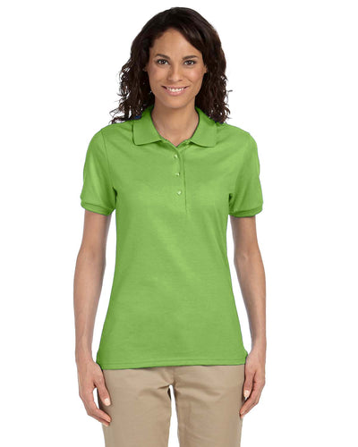 Jerzees Ladies 50/50 Jersey Knit Polo Shirt 437W | Kiwi - Front