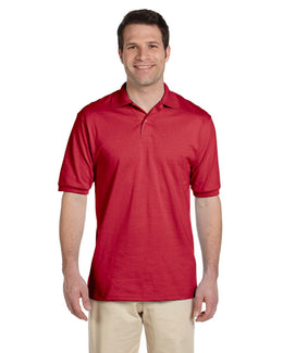 Jerzees 50/50 Jersey Knit Polo Shirt 437 | True Red - Front