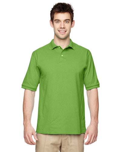 Jerzees 50/50 Jersey Knit Polo Shirt 437 | Kiwi - Front