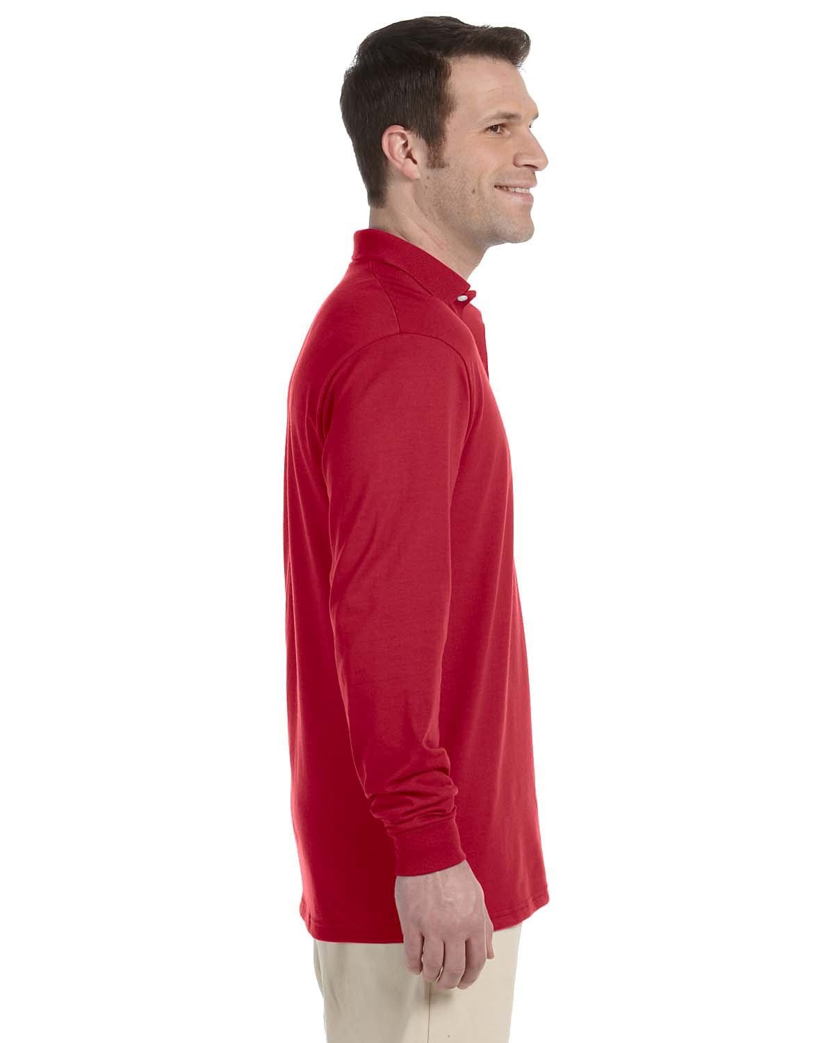 Jerzees 50/50 Long Sleeve Jersey Knit Polo Shirt – CheapesTees