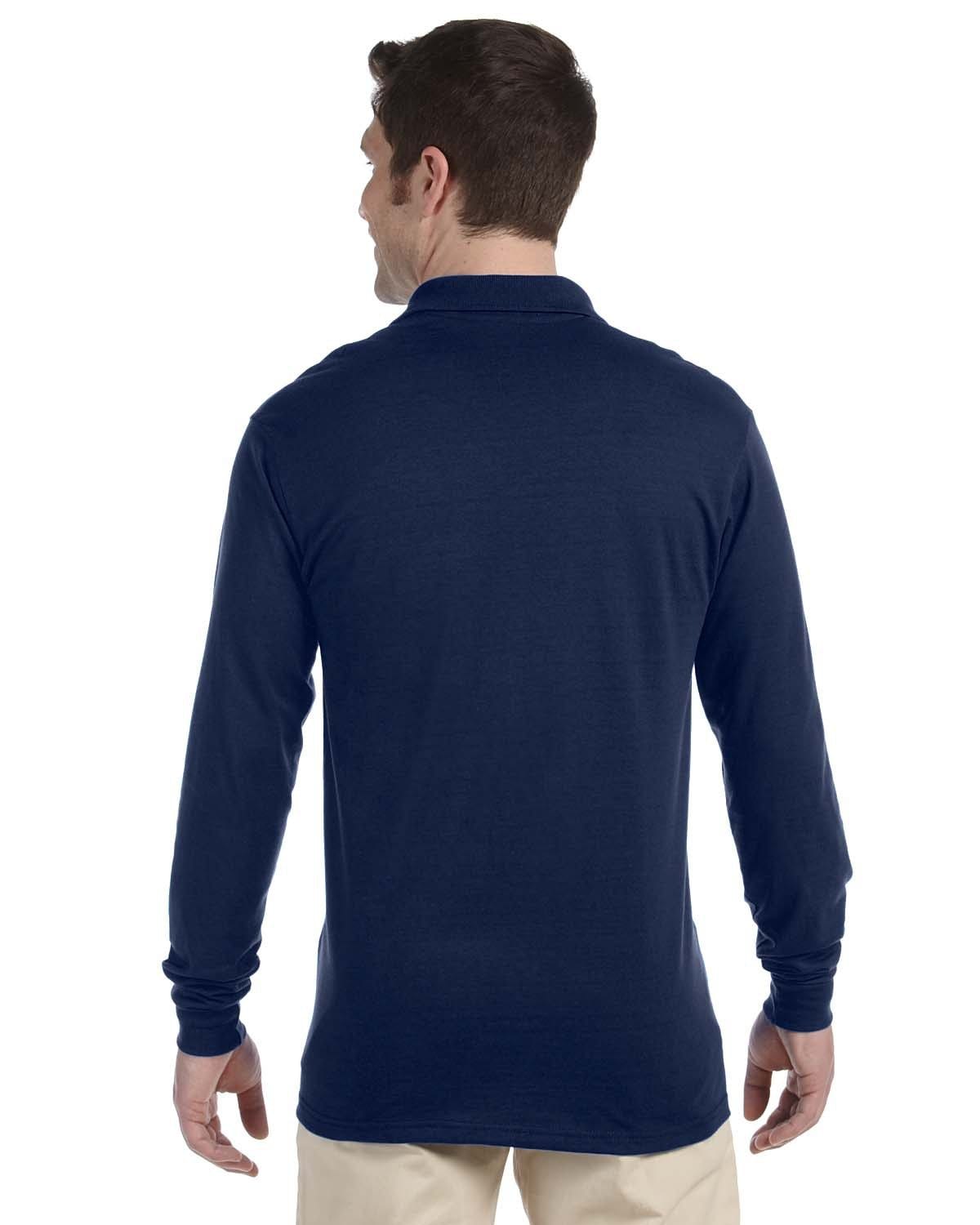 Jerzees 50/50 Long Sleeve Jersey Knit Polo Shirt – CheapesTees