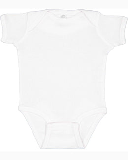 Rabbit Skins Lap Shoulder Creeper 4400 | White - Front