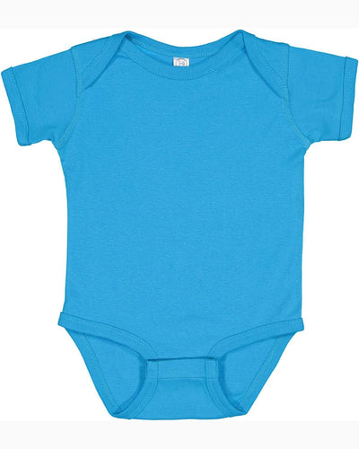 Rabbit Skins Lap Shoulder Creeper 4400 | Aqua - Front