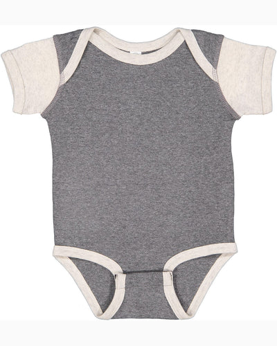 Rabbit Skins Lap Shoulder Creeper 4400 | Grnt Hth/ Nat Ht - Front