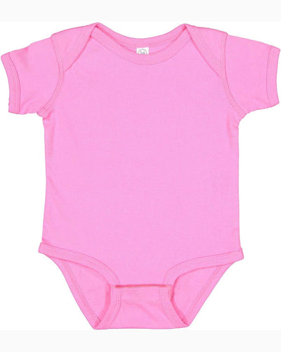 Rabbit Skins Lap Shoulder Creeper 4400 | Raspberry - Front