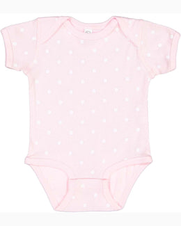 Rabbit Skins Lap Shoulder Creeper 4400 | Ballerina/ Wh Dt - Front