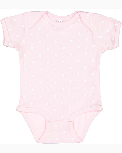 Rabbit Skins Lap Shoulder Creeper 4400 | Ballerina/ Wh Dt - Front