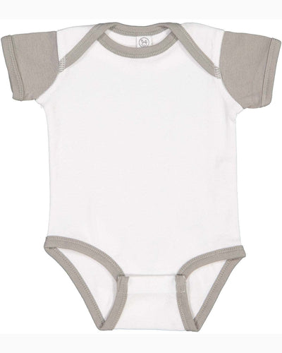 Rabbit Skins Lap Shoulder Creeper 4400 | White/ Titanium - Front