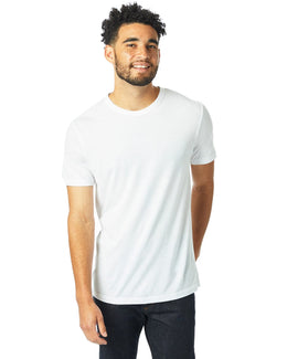 Alternative Mens Modal Tri-Blend T-Shirt 4400HM | White - Front