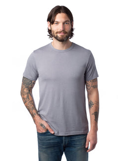 Alternative Mens Modal Tri-Blend T-Shirt 4400HM | Nickel - Front