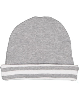 Rabbit Skins Infant Cap 4451 | Ht/ Ht Wh St/ Wh - Front