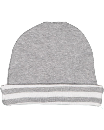 Rabbit Skins Infant Cap 4451 | Ht/ Ht Wh St/ Wh - Front