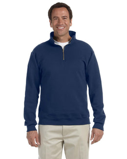 Jerzees SuperSweats 1/4 Zip Pullover Sweatshirt 4528 | J Navy - Front