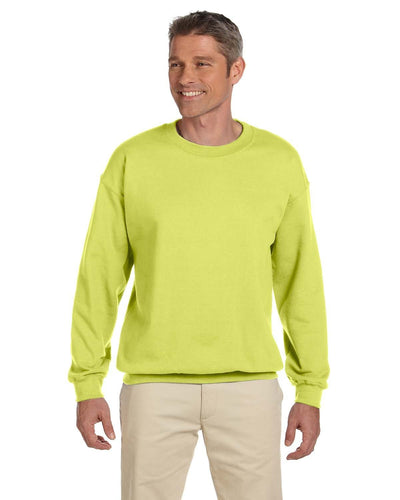 Jerzees SuperSweats 50/50 Crewneck Sweatshirt 4662 | Safety Green - Front