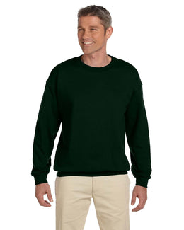 Jerzees SuperSweats 50/50 Crewneck Sweatshirt 4662 | Forest Green - Front
