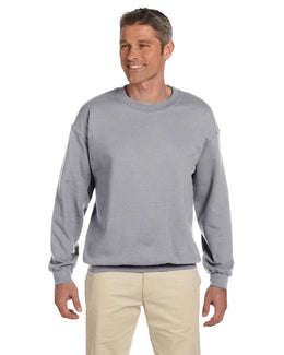 Jerzees SuperSweats 50/50 Crewneck Sweatshirt 4662 | Oxford - Front