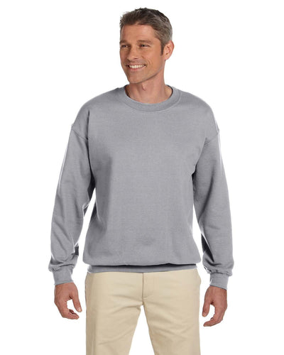 Jerzees SuperSweats 50/50 Crewneck Sweatshirt 4662 | Oxford - Front