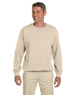 Jerzees SuperSweats 50/50 Crewneck Sweatshirt 4662 | Sandstone - Front