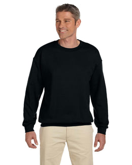 Jerzees SuperSweats 50/50 Crewneck Sweatshirt 4662 | Black - Front