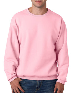 Jerzees SuperSweats 50/50 Crewneck Sweatshirt 4662 | Classic Pink - Front