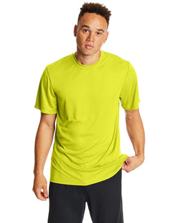 Hanes Cool Dri T-Shirt 4820 | Safety Green - Front