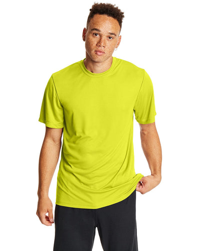 Hanes Cool Dri T-Shirt 4820 | Safety Green - Front