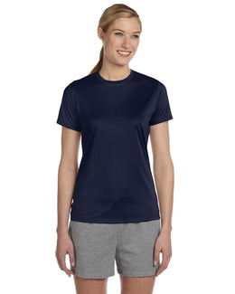 Hanes Ladies Cool Dri T-Shirt 4830 | Navy - Front