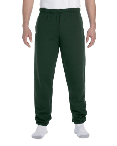 Jerzees Super Sweats 50/50 Fleece Sweatpant 4850P | Forest Green - Front