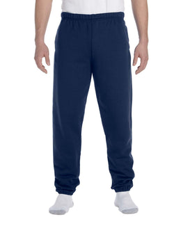 Jerzees Super Sweats 50/50 Fleece Sweatpant 4850P | J Navy - Front