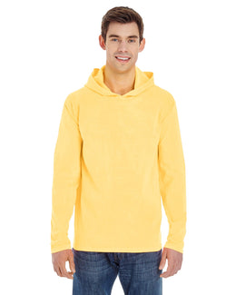 Comfort Colors Heavyweight Long Sleeve Hooded T-Shirt 4900 | Butter - Front