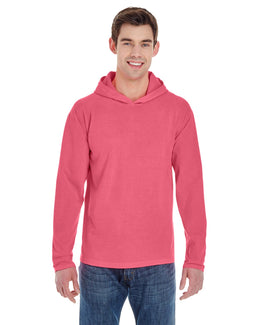 Comfort Colors Heavyweight Long Sleeve Hooded T-Shirt 4900 | Watermelon - Front