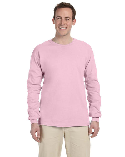 Fruit of the Loom Lightweight Long Sleeve T-Shirt 4930 | Classic Pink - Front