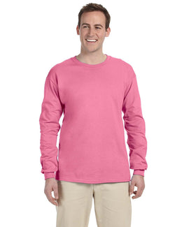 Fruit of the Loom Lightweight Long Sleeve T-Shirt 4930 | Azalea - Front