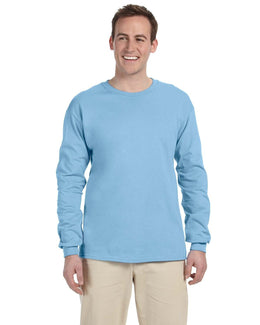 Fruit of the Loom Lightweight Long Sleeve T-Shirt 4930 | Light Blue - Front
