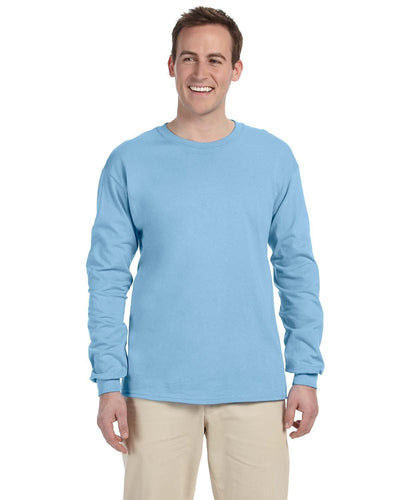 Fruit of the Loom Lightweight Long Sleeve T-Shirt 4930 | Light Blue - Front