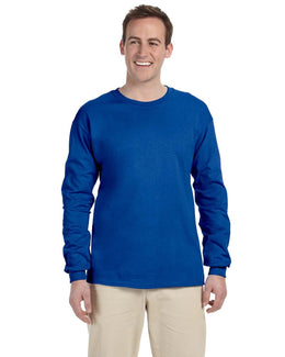 Fruit of the Loom Lightweight Long Sleeve T-Shirt 4930 | Royal - Front