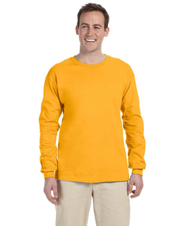 Fruit of the Loom Lightweight Long Sleeve T-Shirt 4930 | Gold - Front