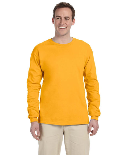 Fruit of the Loom Lightweight Long Sleeve T-Shirt 4930 | Gold - Front