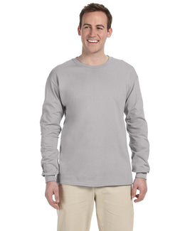 Fruit of the Loom Lightweight Long Sleeve T-Shirt 4930 | Silver - Front