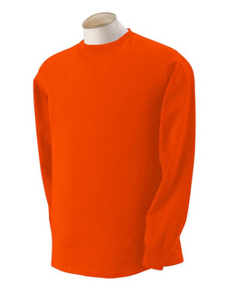 Fruit of the Loom Lightweight Long Sleeve T-Shirt 4930 | Burnt Orange - Front