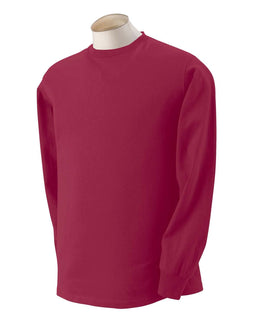 Fruit of the Loom Lightweight Long Sleeve T-Shirt 4930 | Maroon - Front