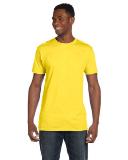 Hanes Combed Cotton T-Shirt 4980 | Yellow - Front