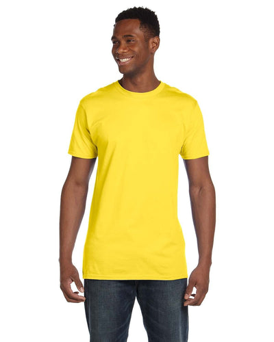 Hanes Combed Cotton T-Shirt 4980 | Yellow - Front